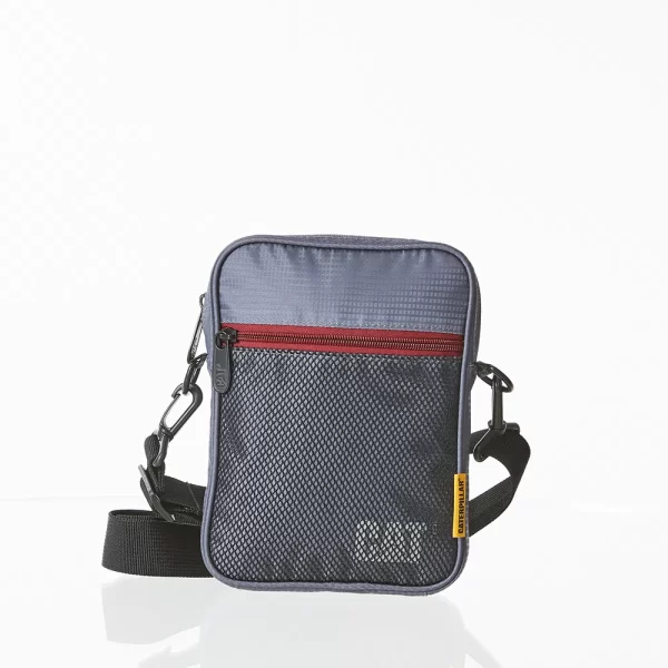 Bolsa Crossbody Bumper Utility Bag Caterpillar - Grafite e Marrom